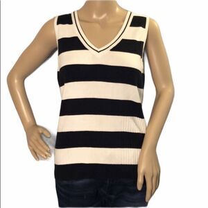 Vintage Jeanne Pierre Preppy Striped Top S…